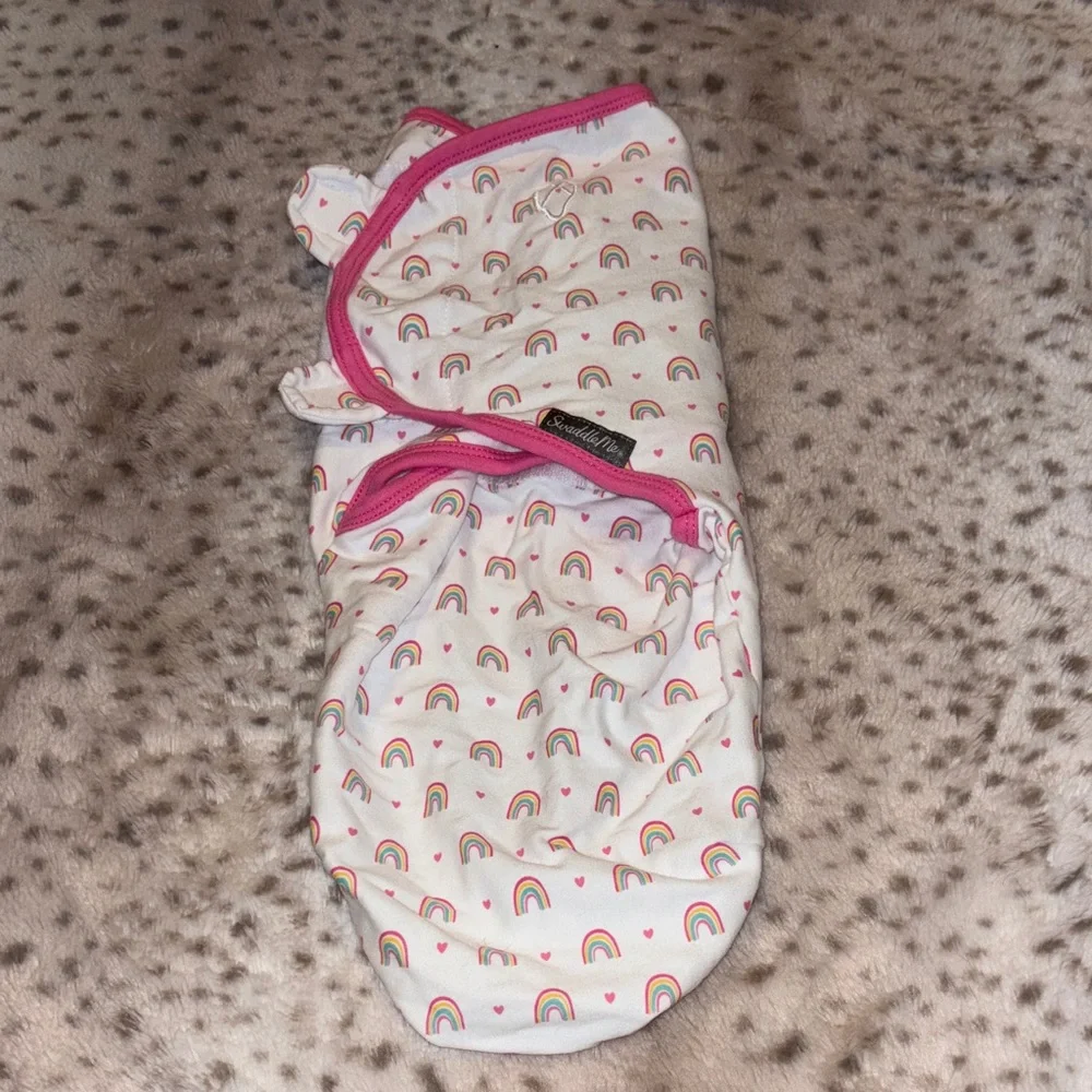 SwaddleMe Rainbow swaddle set size small/ medium 100% cotton